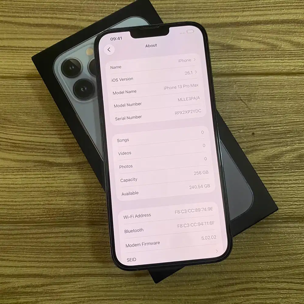 Iphone 13 pro max 256gb Ex ibox Fullset ori Bisa COD dan TT