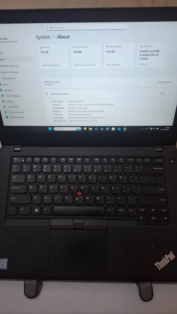 Laptop Lenovo Thinkpad T480