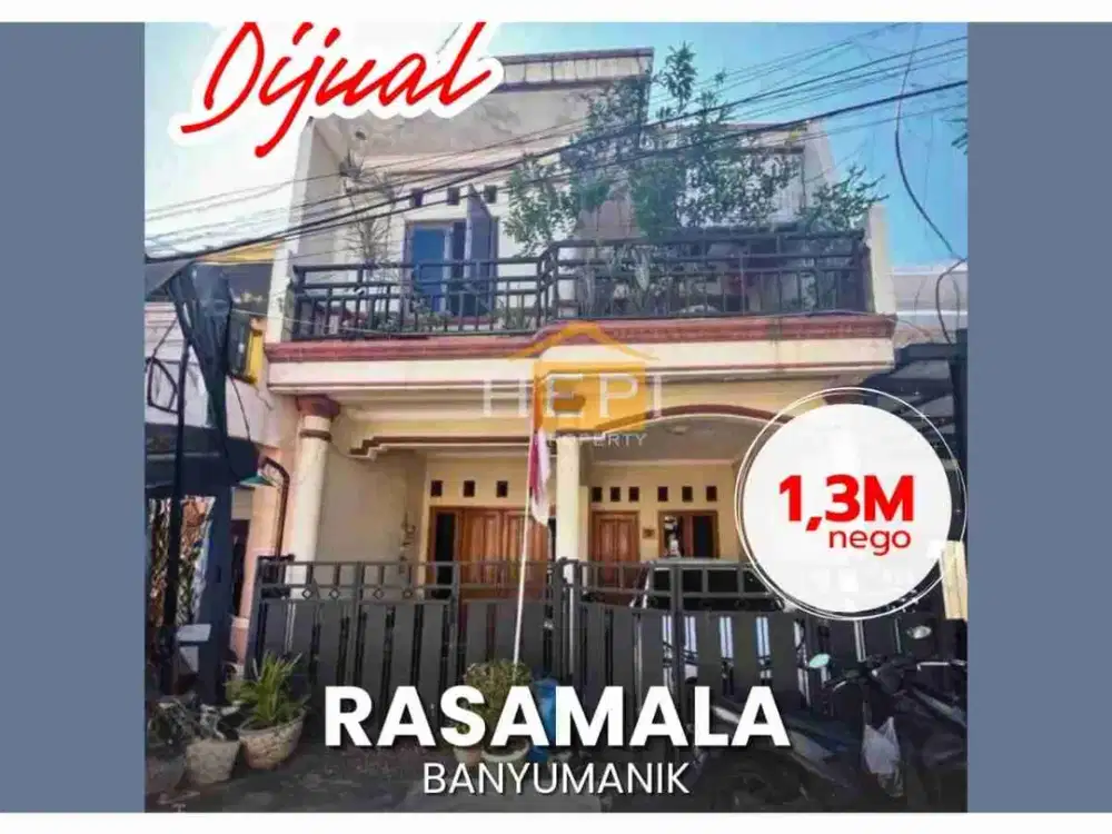 Jual Rumah di Rasamala Banyumanik,siap utk kos
