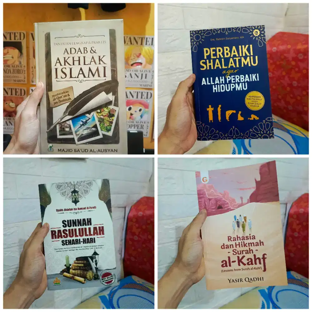 Koleksi buku pribadi preloved terawat dan mulus