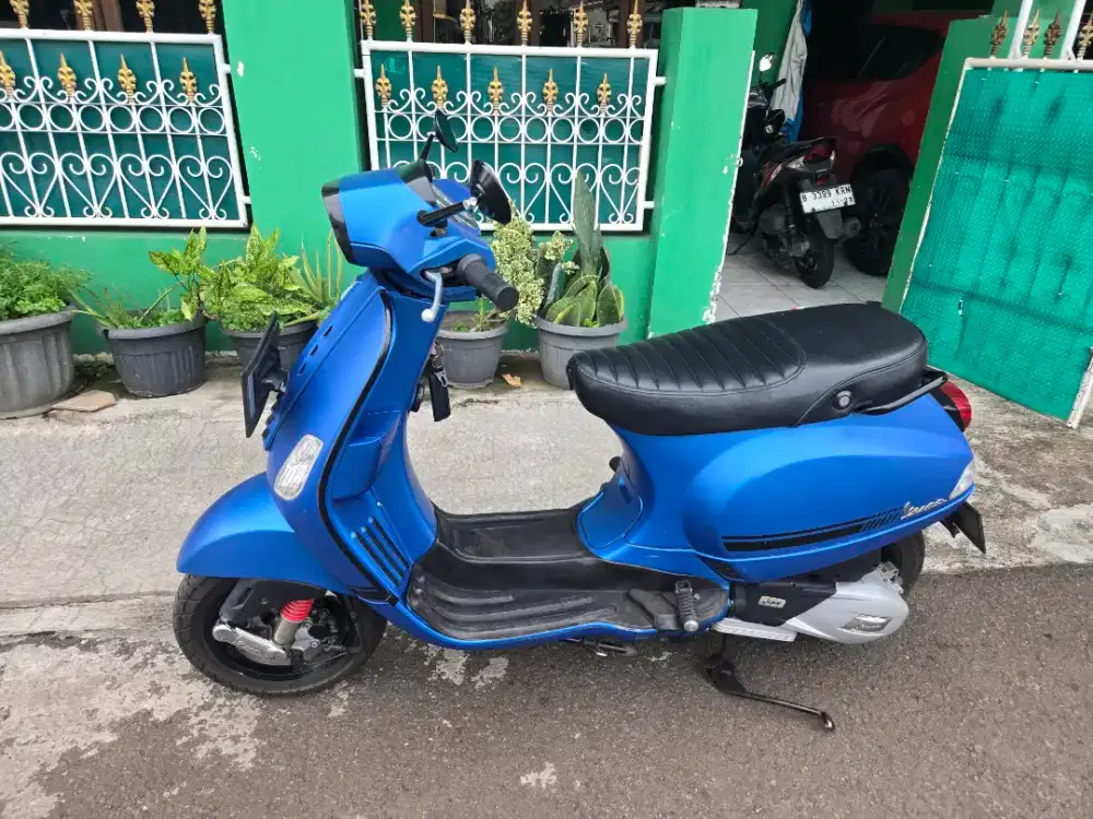 Jual vespa S125 last edition, blue doff limited colour