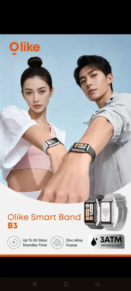 Smartwatch Band Olike B3 ukuran kecil