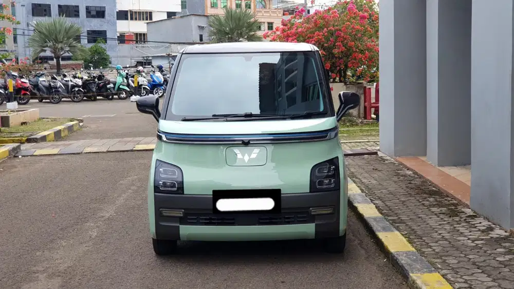 Km13rb wuling air ev long range 2024 hijau