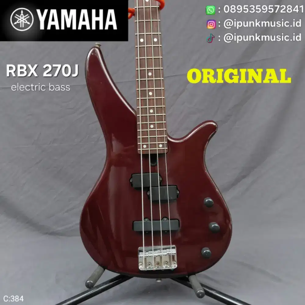 Yamaha RBX 270J Original Gitar Bass Elektrik 4 strings pasif