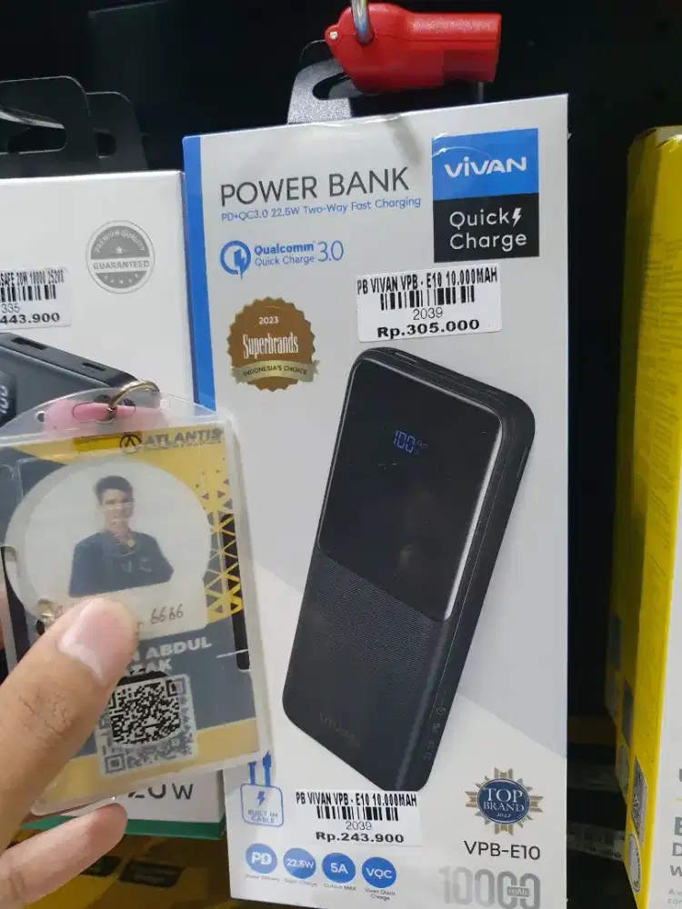 PB VIVAN VPB-E10 10000MAH | ATLANTIS DAHSYAT
