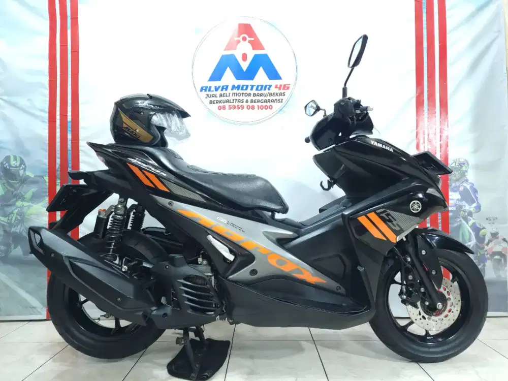( PROMO KREDIT DP 800RB ) YAMAHA AEROX TH 2018 SUPER LOW KM 38RB REAL