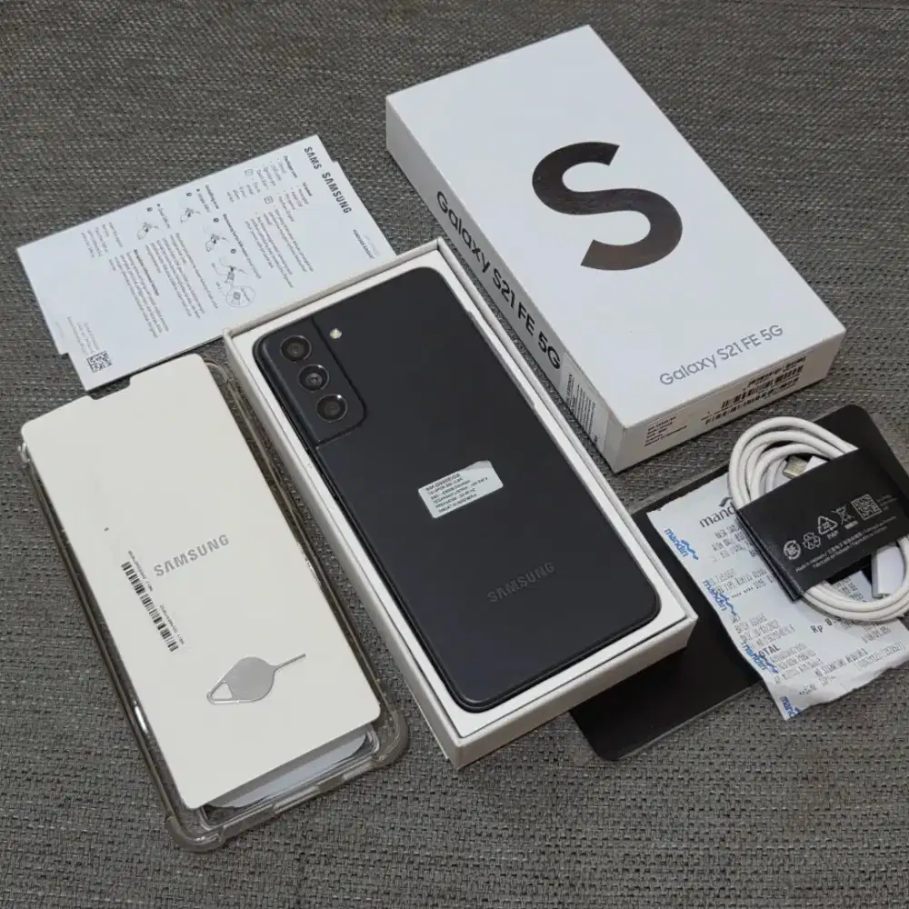 Samsung S21 FE 5G SEIN 256gb Graphite
Fullset Original