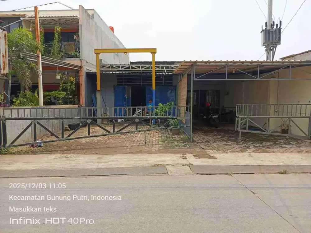 Gudang Luas 300m2 di Jalan Utama Bojong Kulur Kab Bogor