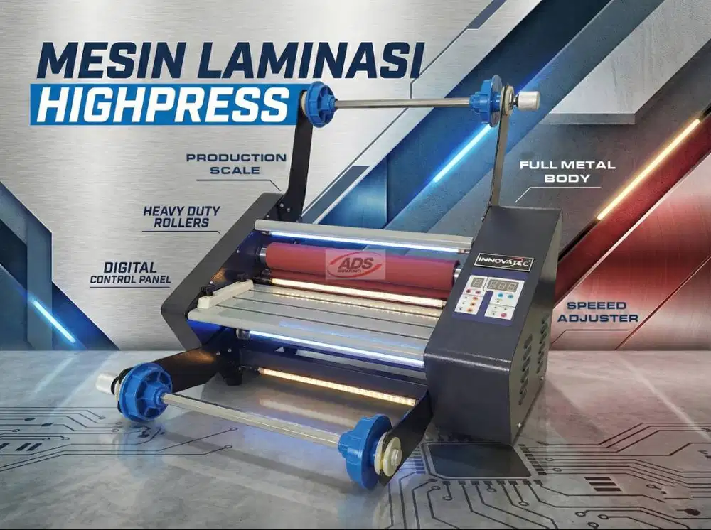 MESIN LAMINASI THERMAL OTOMATIS 2 SISI / HIGHPRESS