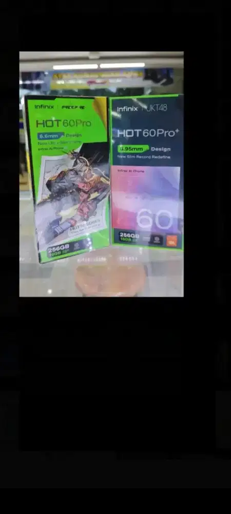 Infinix hot 60 pro plus 256gb ram 8gb layar lengkung dan8/128 resmi
