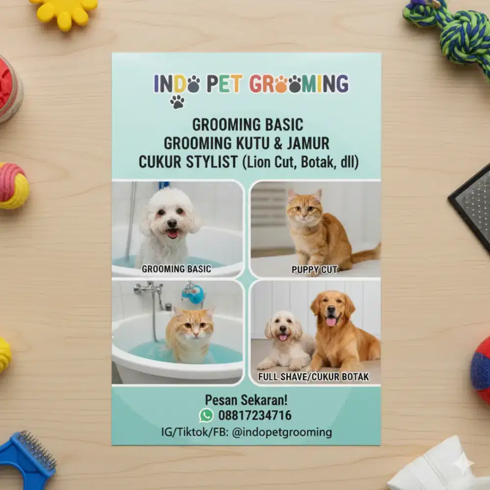 INDO PET GROOMING PANGGILAN CAT DAN DOG JAKARTA TANGERANG