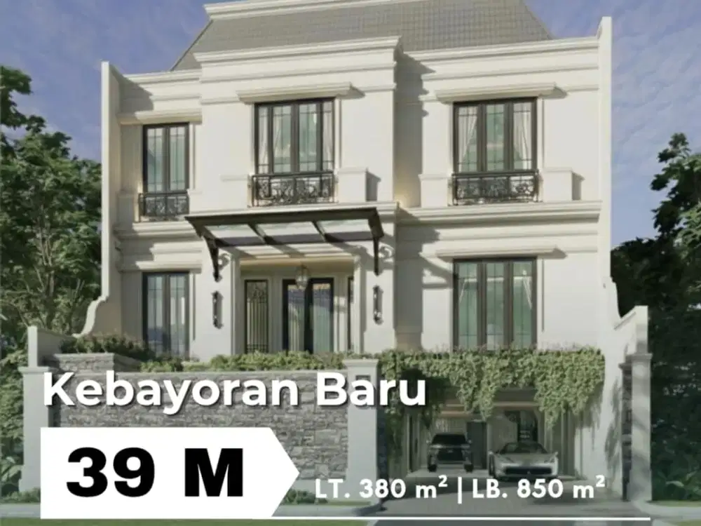 Jual Rumah Kebayoran Baru Jakarta Selatan 2 Lantai 4+1 BR
