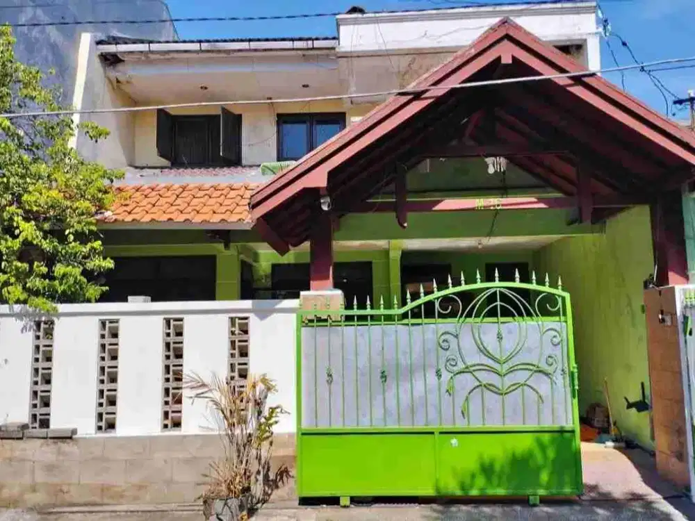 BENDUL MERISI PERMAI Lebar 8‼️Jual Rumah Kamar Tidur 5 Bisa Untuk Kost dekat RSAL Surabaya Selatan