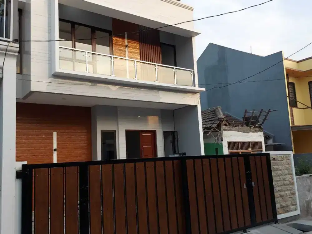 Rumah BARU 2 unit lagi bebas banjir di bintara loka dekat pondok kopi