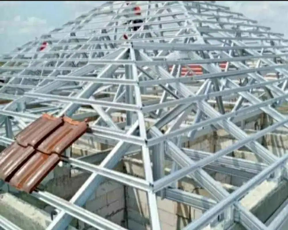 Rangka atap baja ringan kanal C 75