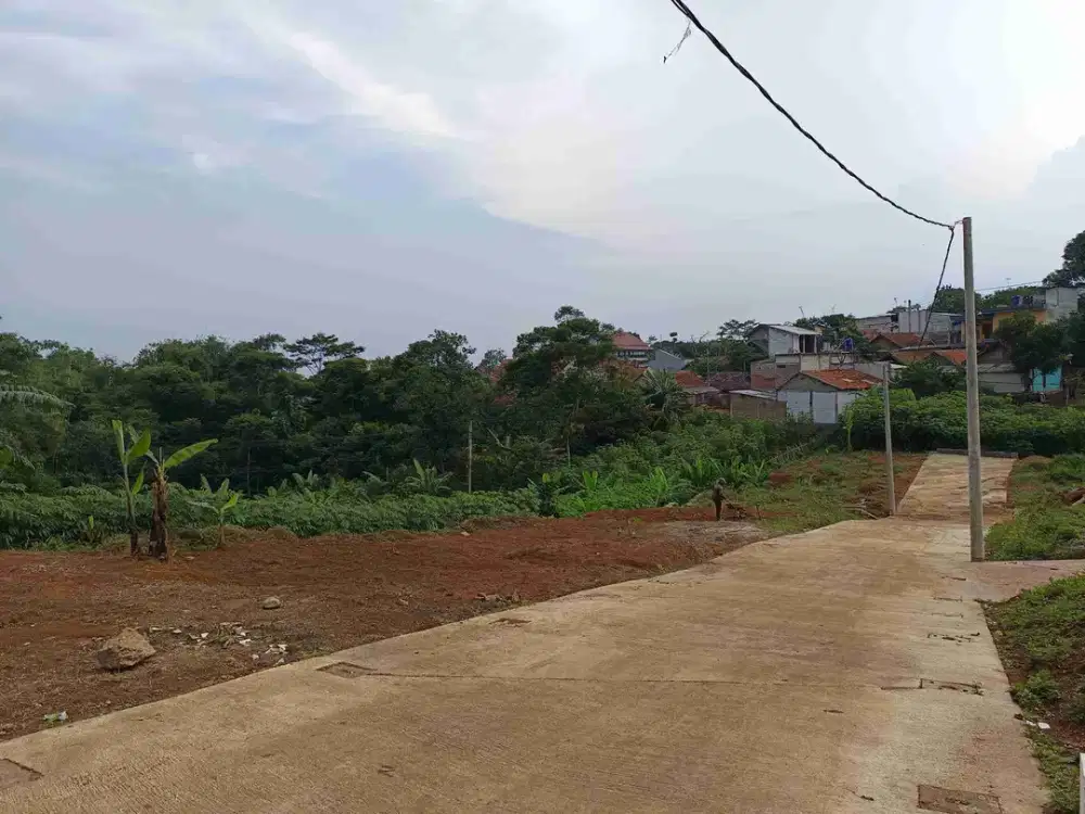 Tanah kavling lingkungan asri bebas banjir