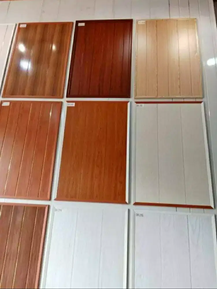 Plafon PVC model flat warna gloss