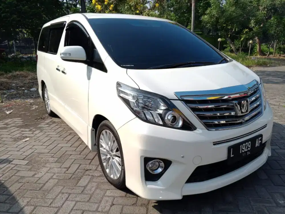 Toyota Alphard 2014 2.4 G Premium Sound Km 60rb Record Auto 2000