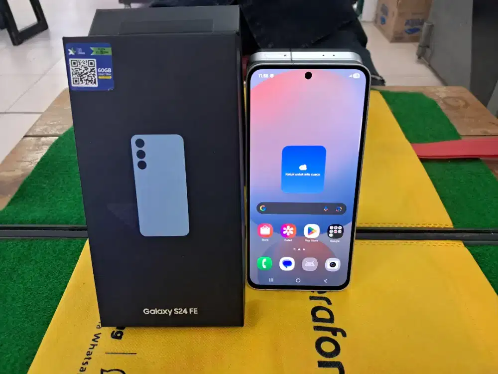Samsung S24 FE 5G 8/256 GB lengkap normal sein