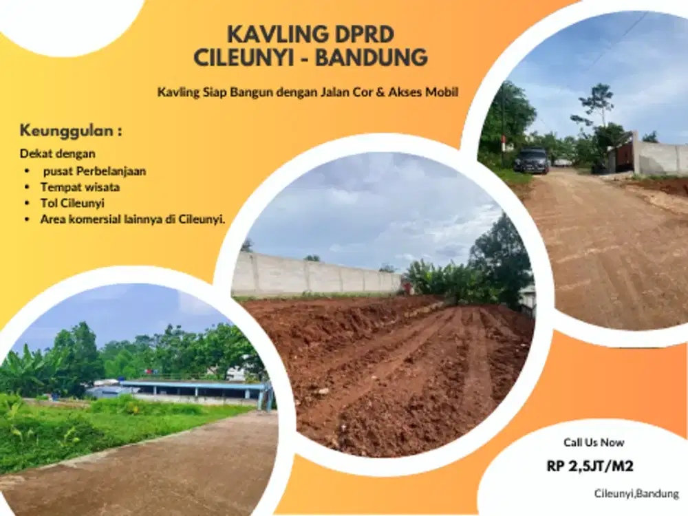 5 MENIT NYAMPAI TOL! Kavling A2 156m² Cileunyi. Waktunya Hemat Jarak!
