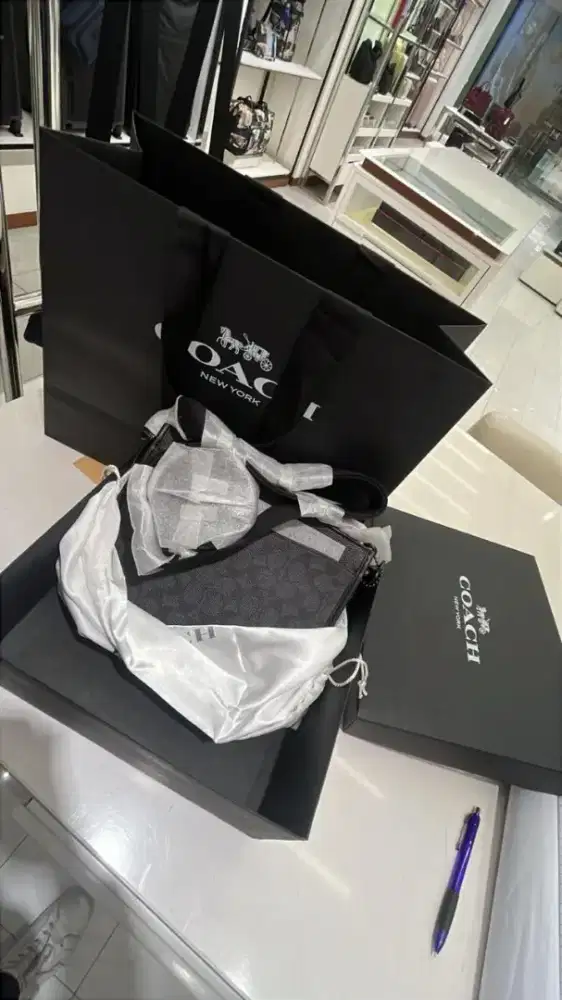 Coach Hitch Convertible Crossbody in Signature Canvas | New | Baru |