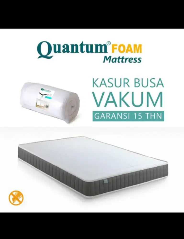 Kasur Busa Quantum Vakum Dan Ranjang Zinus Like New
