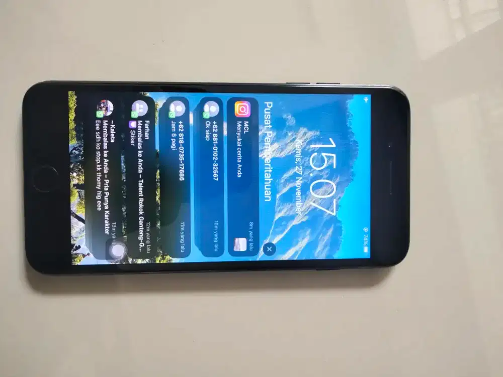 iPhone 7+ jaringan terdaftar