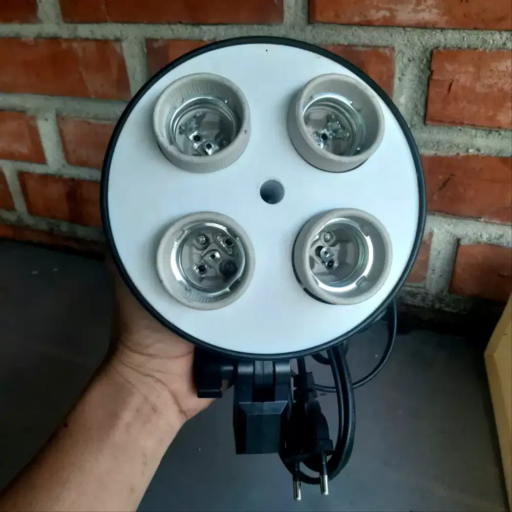 Lampu reflektor lightning studio normal barang mulus