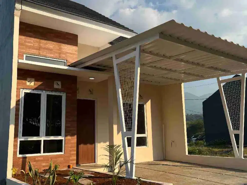 RUMAH MODERN MINIMALIS GRATIS KANOPI DAN SMARTDOORLOCK