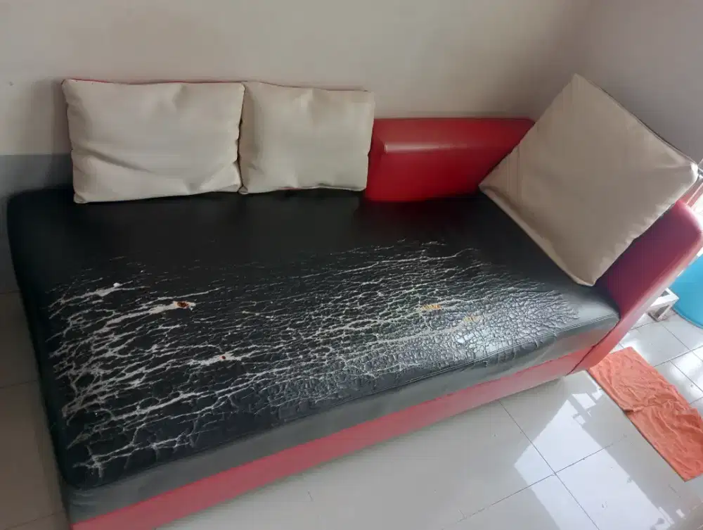 Jual murah sofa 1 bonus 3 bantal + Hp printer