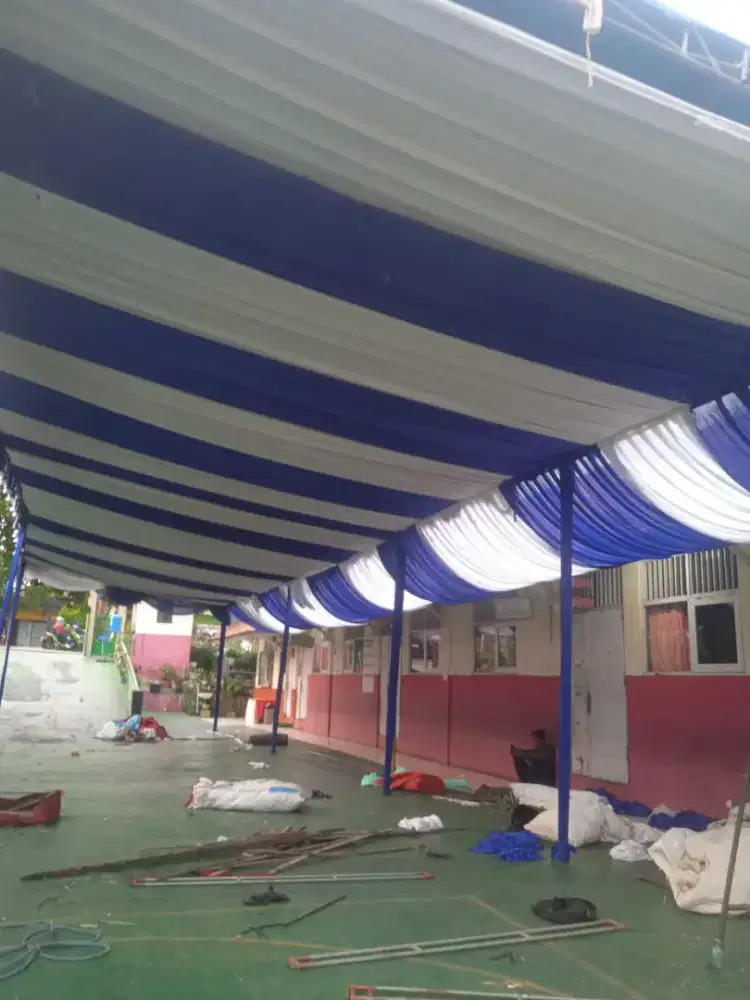 Plampang tenda hajatan