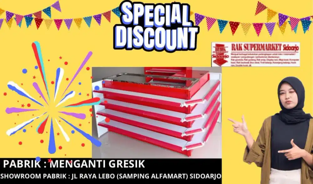 Meja kasir supermarket