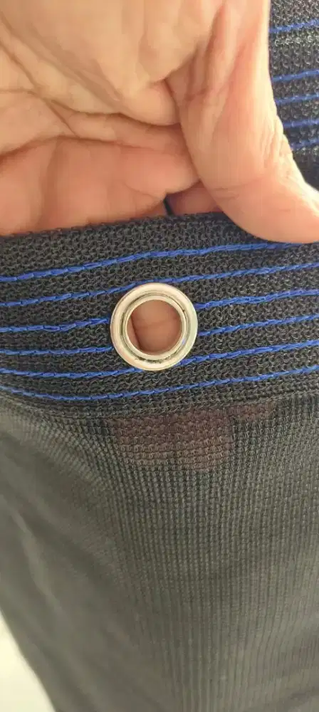 Paranet nylon meteran dengan jahitan