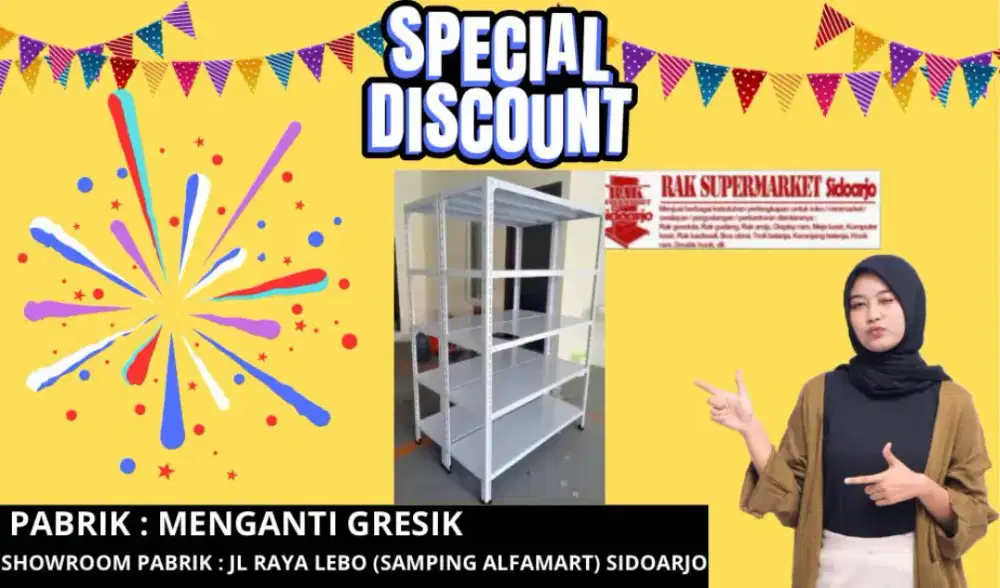 Rak siki lubang minimarket