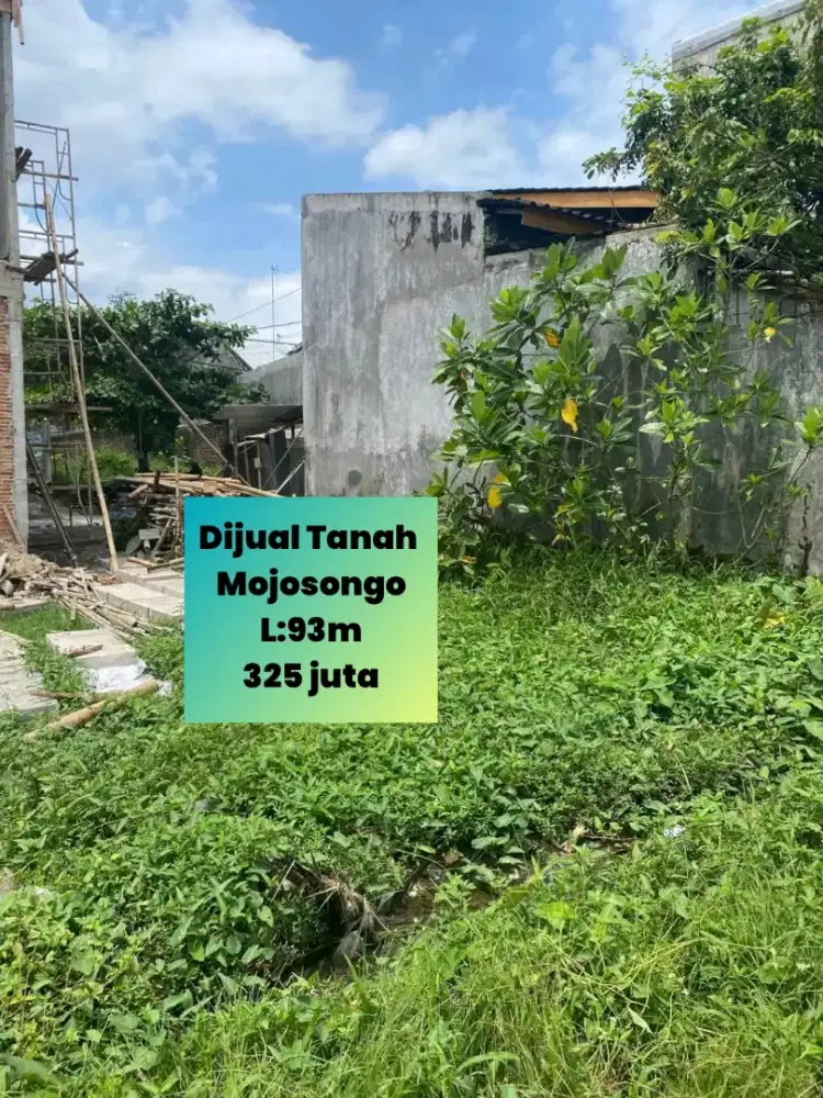 Dijual tanah mojosongo L:93m