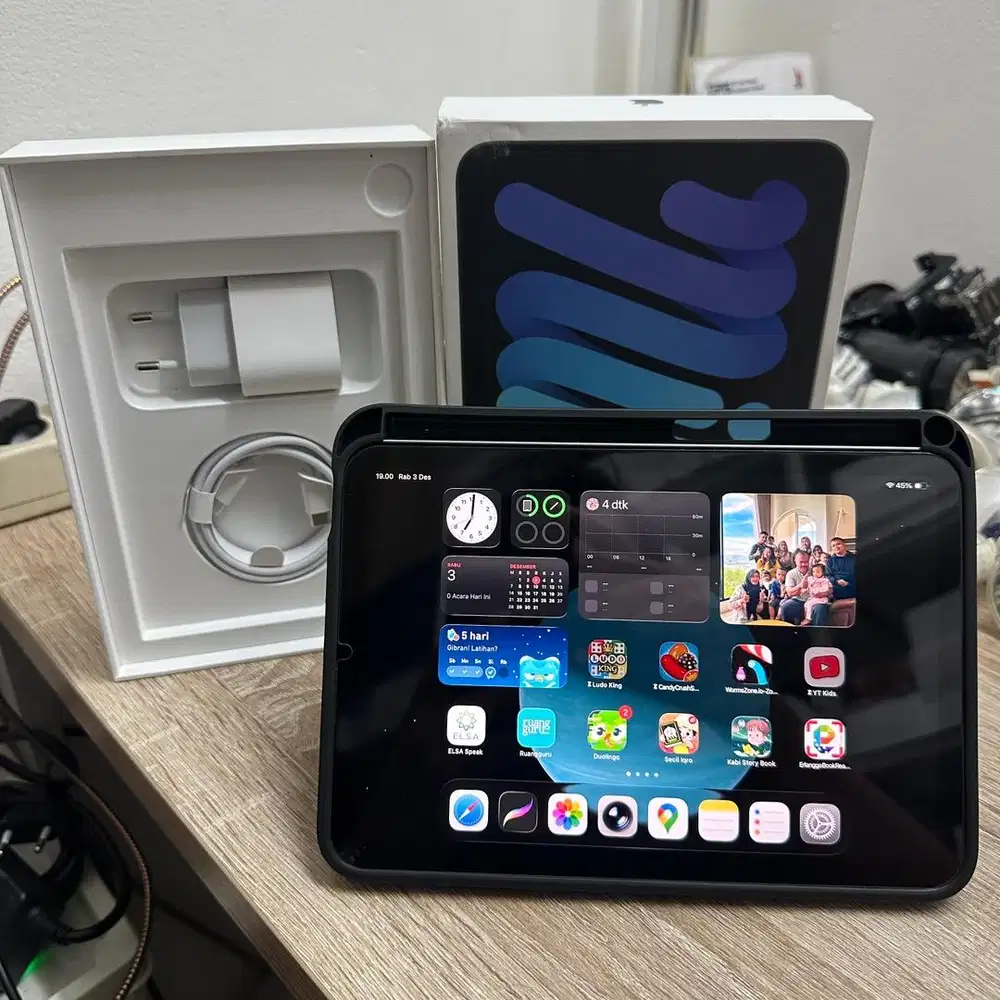 iPad Mini 7 Wifi 128GB RESMI DIGIMAP Space Grey Baru 1bulan pakai