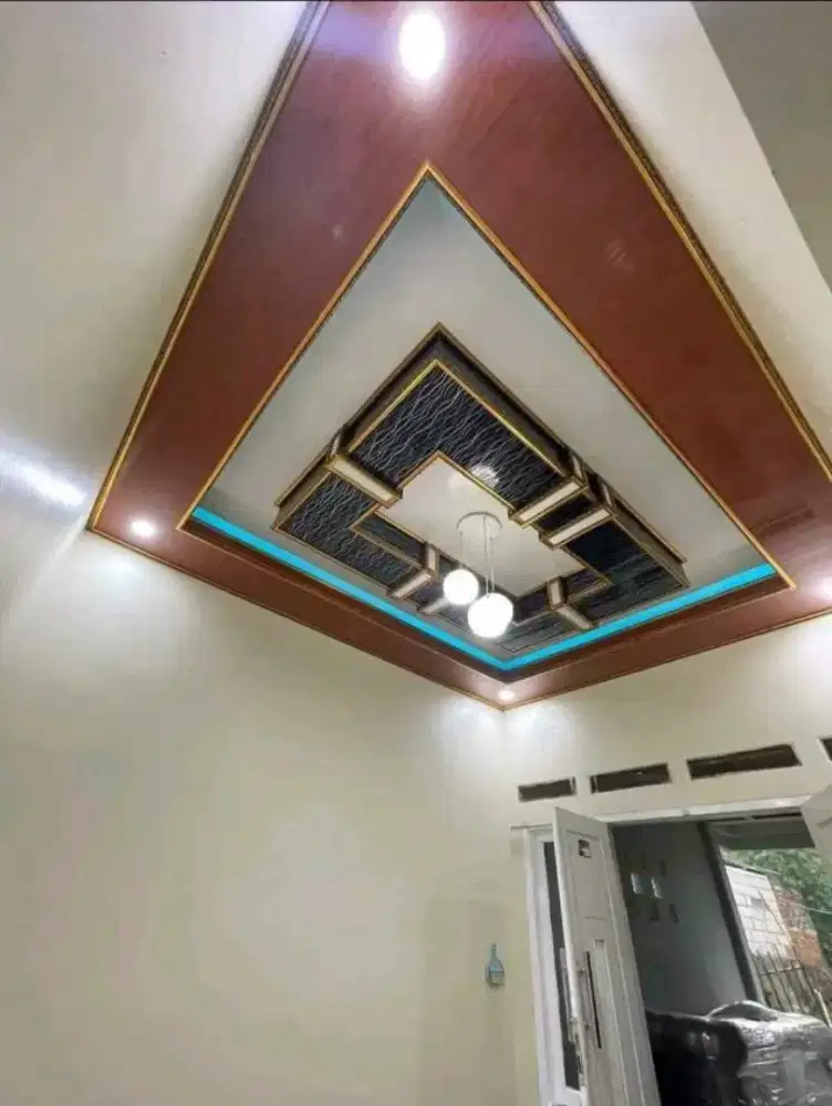 Plafon pvc model dropseling terpasang murah berkualitas