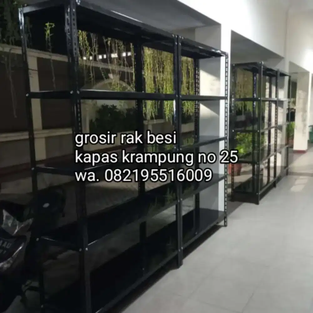 Rak besi rak siku rak gudang