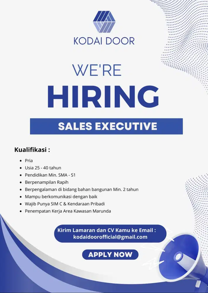 DICARI SALES CANVAS DAN AKUNTING