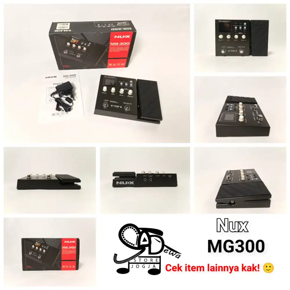 NUX MG300 MULTI EFEK MG 300 DIGITAL MULTIEFEK GITAR PEDAL EFX IR