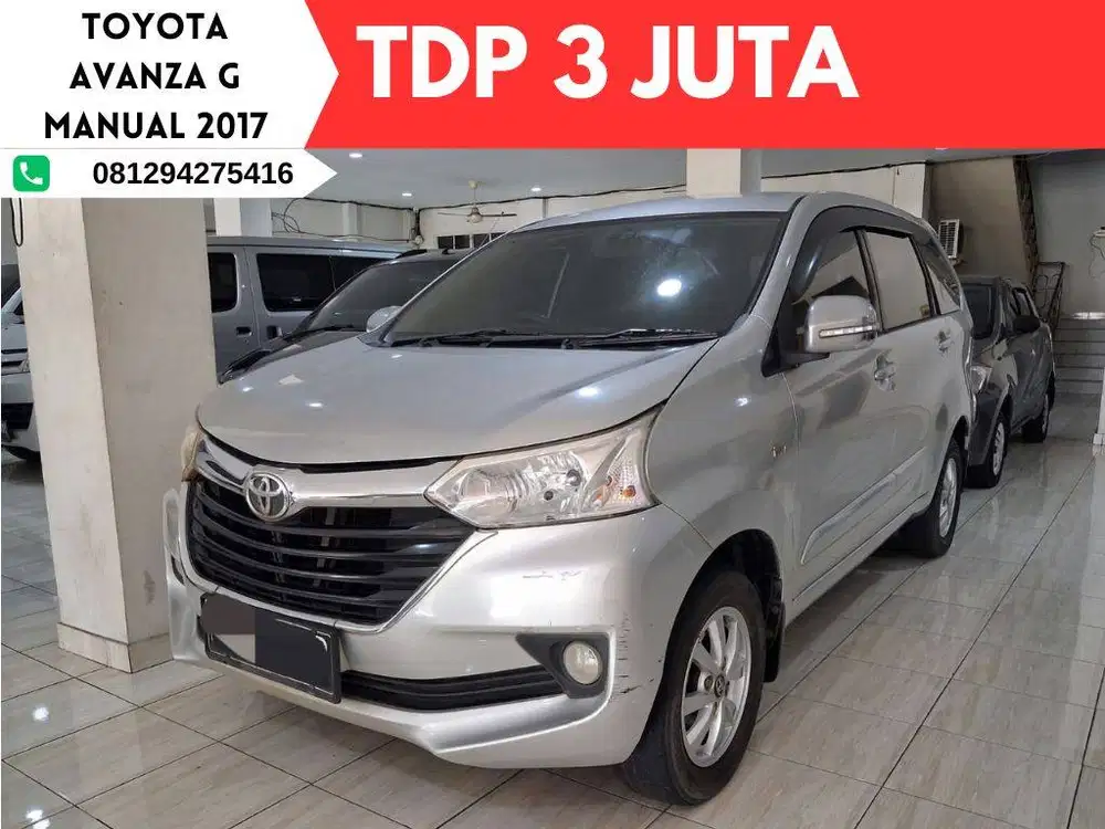 MANUAL TDP 3JUTA Toyota Avanza G 2017