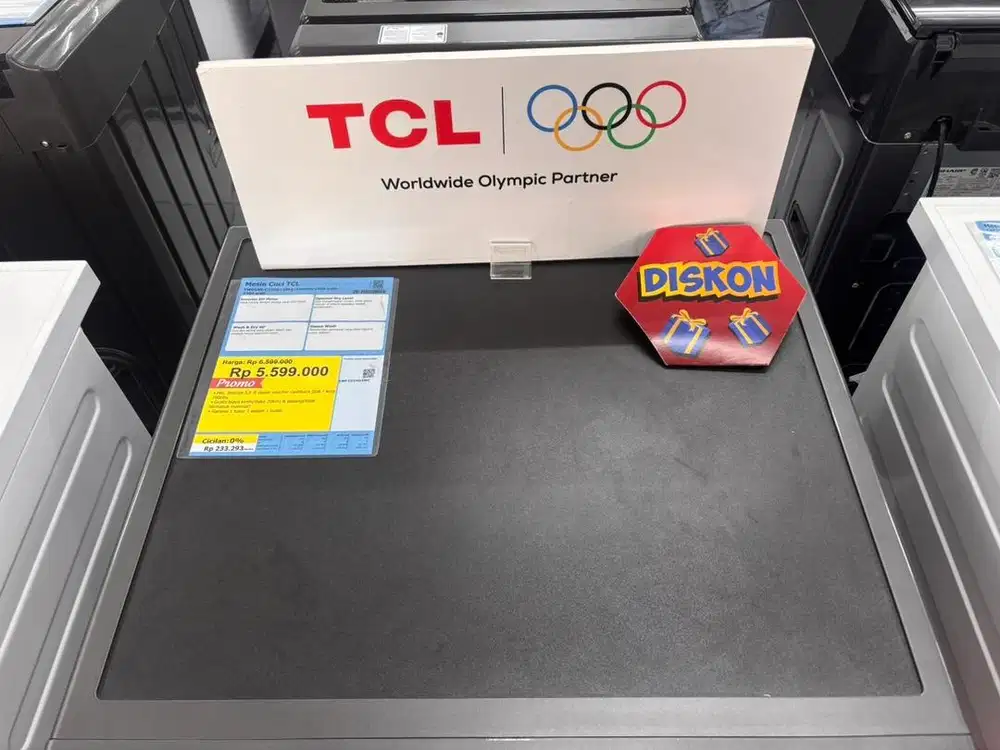 MESIN CUCI TCL INVERTER 10 KG CICILAN PAKAI HOME CREDIT BUNGA 0%