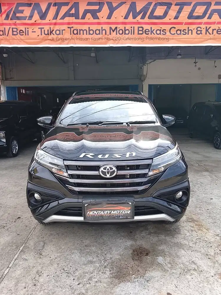 All New Rush KM Rendah Automatic Hitam Tahun 2023 Termurah Terawat