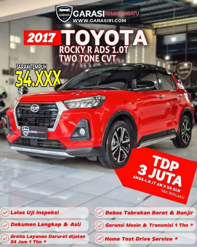 [Tdp 3 jt] ROCKY R ADS 1.0T TWO TONE CVT 2021