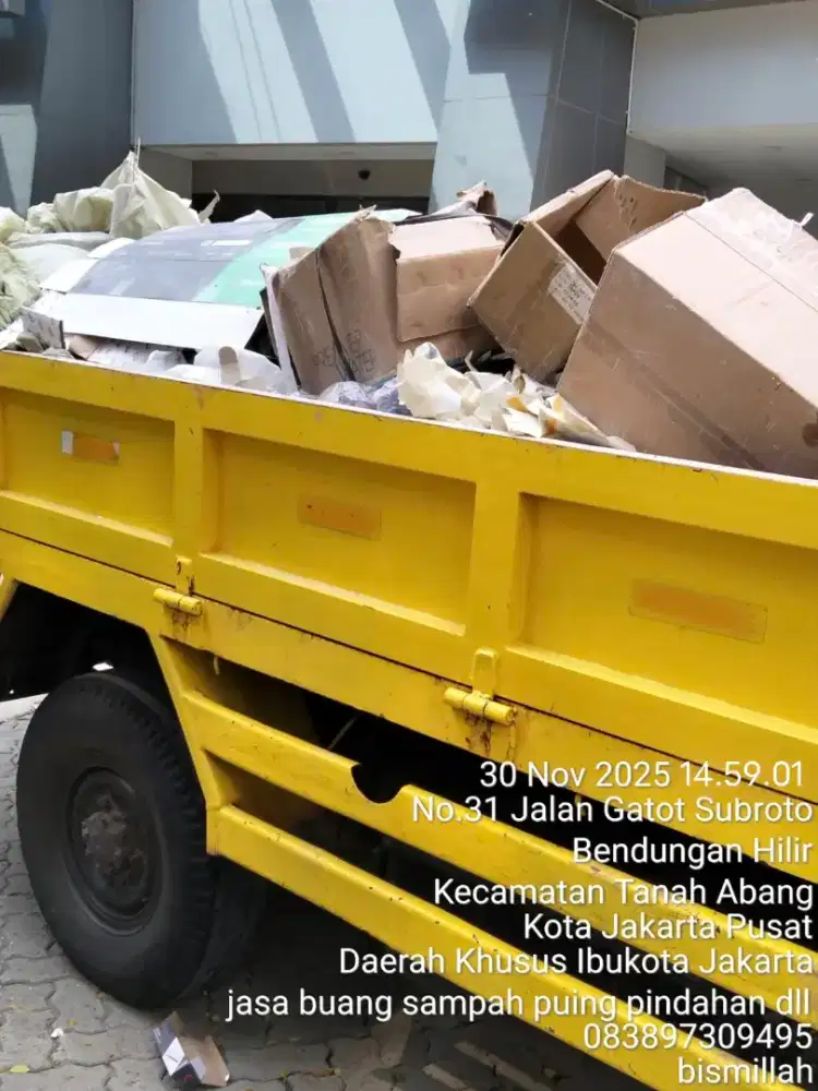Jasa angkut puing dan buang sampah