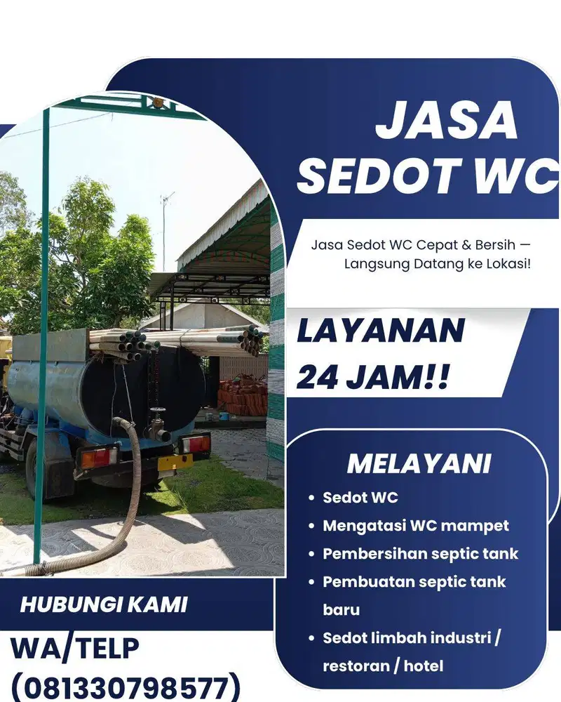 Jasa Sedot WC Cepat & Bergaransi – Harga Terjangkau