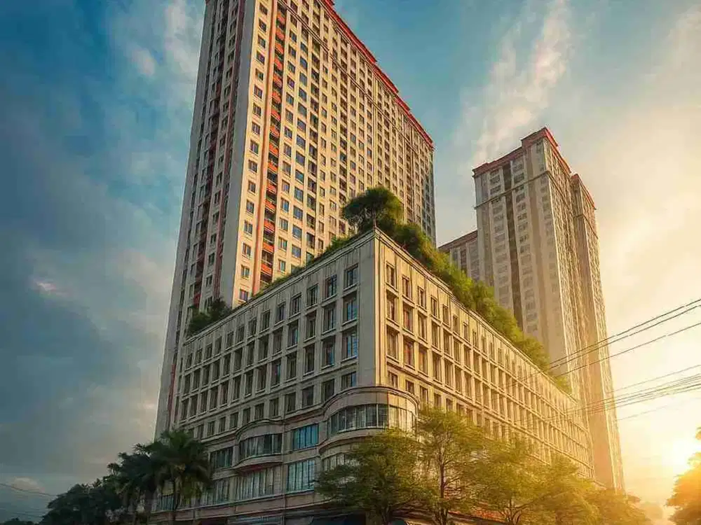 Dijual Apartemen Vida View Type 2BR Full Furnish Hadap Kolam Renang, Bebas Ribet