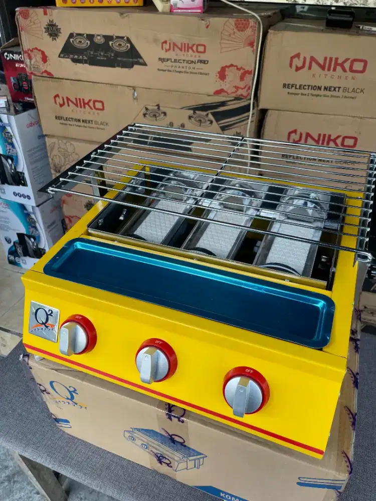 BARU ROASTER PANGGANGAN SODIS 3 TUNGGKU MERK Q2