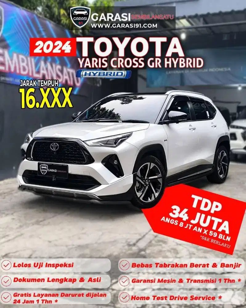 ‼️KM 16 ribu Yaris Cross S GR Hybrid  at 2024