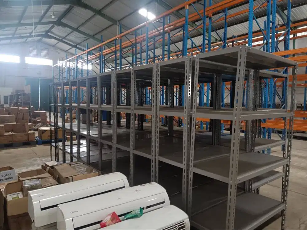 Rak Besi Siku ukuran 100x40x200 cm